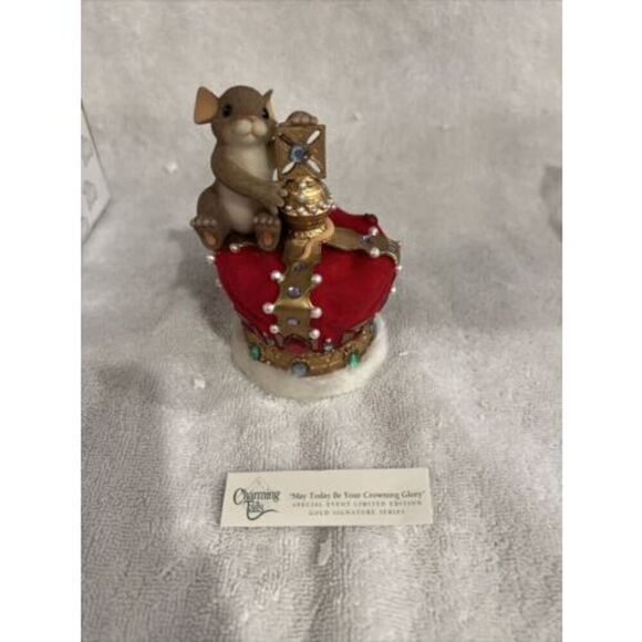 Charming Tails MAY TODAY BE YOUR CROWNING GLORY 98/416 SPECIAL EVENT GOLD SERIES - Picture 3 of 8